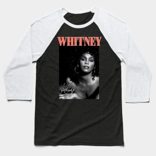 Whitney Houston Vintage Whitney Baseball T-Shirt